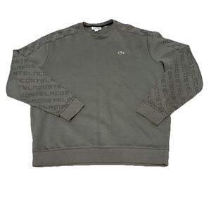 Lacoste Sport Jumper Men's Green Crewneck Pullover Sweatshirt Embroidered XL